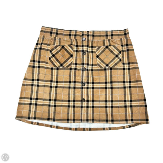 Skirt Mini & Short By Torrid In Black & Brown, Size: 2x