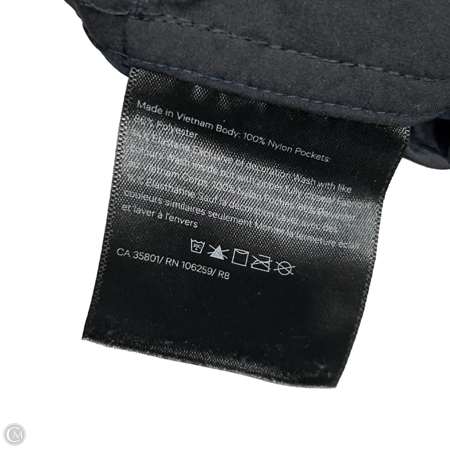 Athletic Shorts By Lululemon In Black & Blue, Size: S