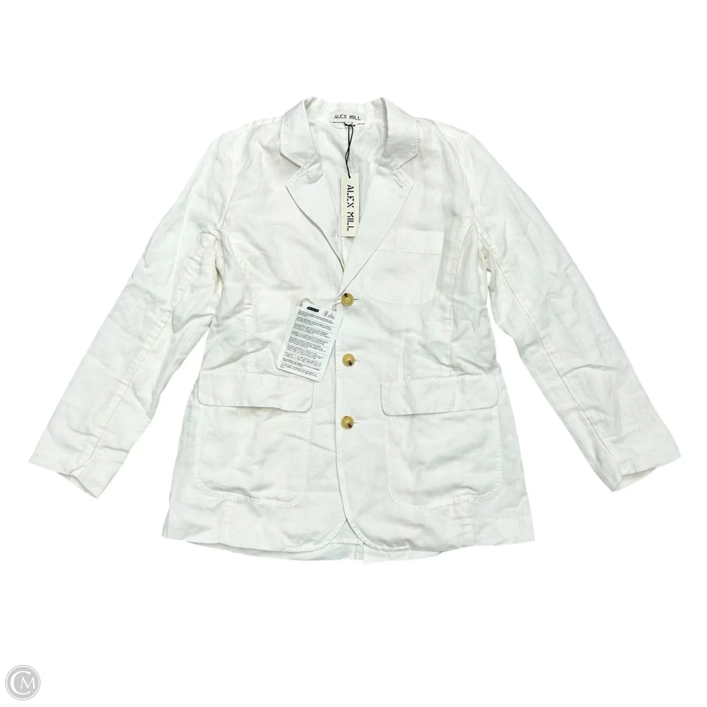 Blazer By Alex Mill In White, Size: M