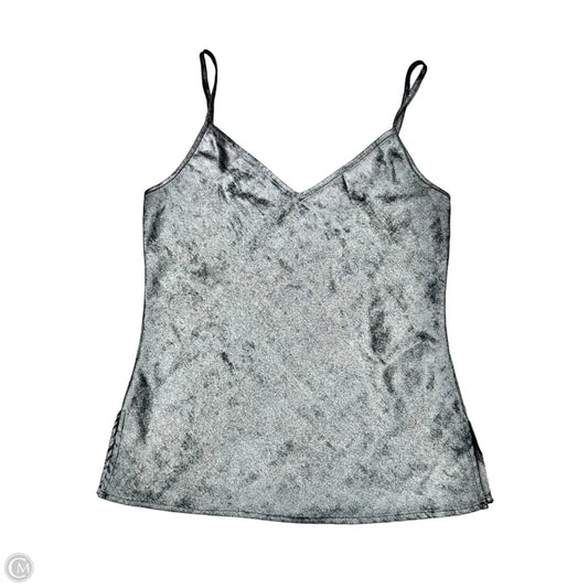 Top Sleeveless By Brochu Walker In Silver, Size: Xs