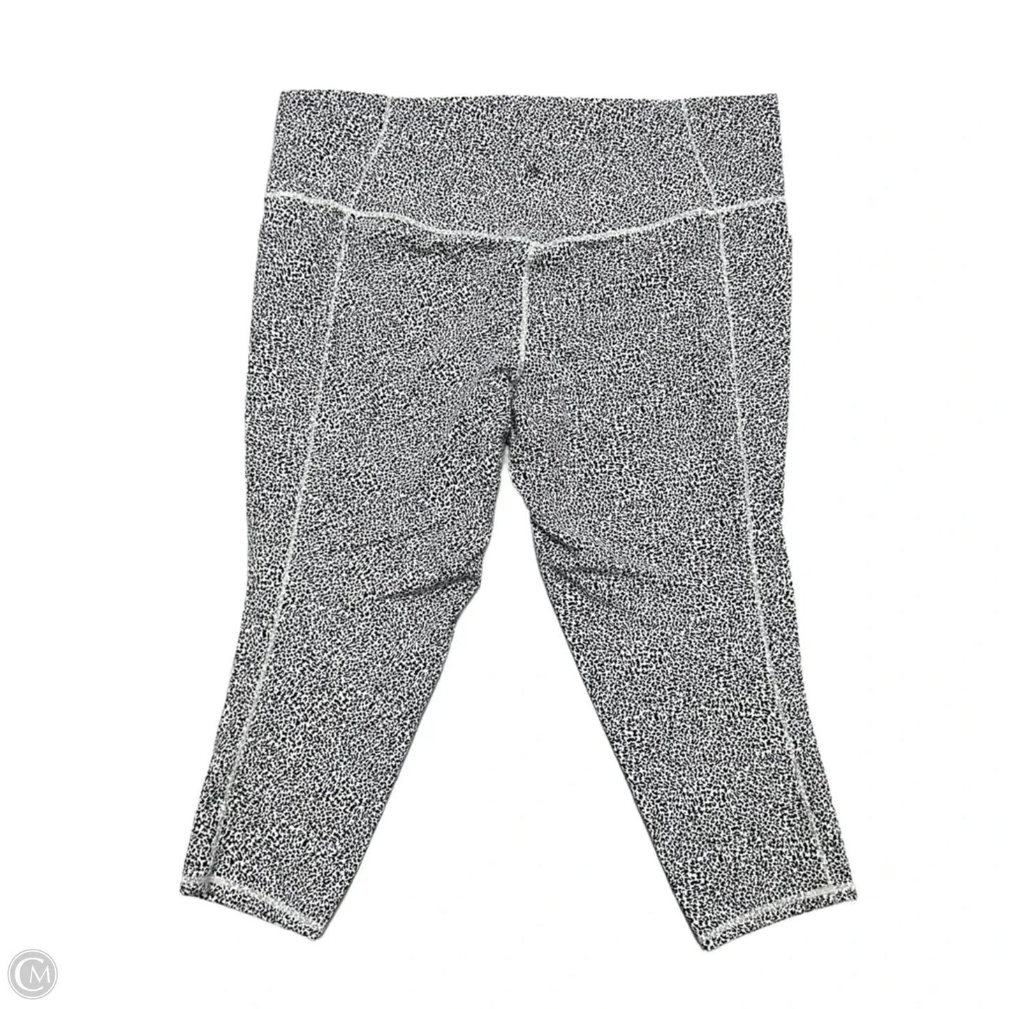 Athletic Leggings Capris By Athleta In Black & White, Size: 3x