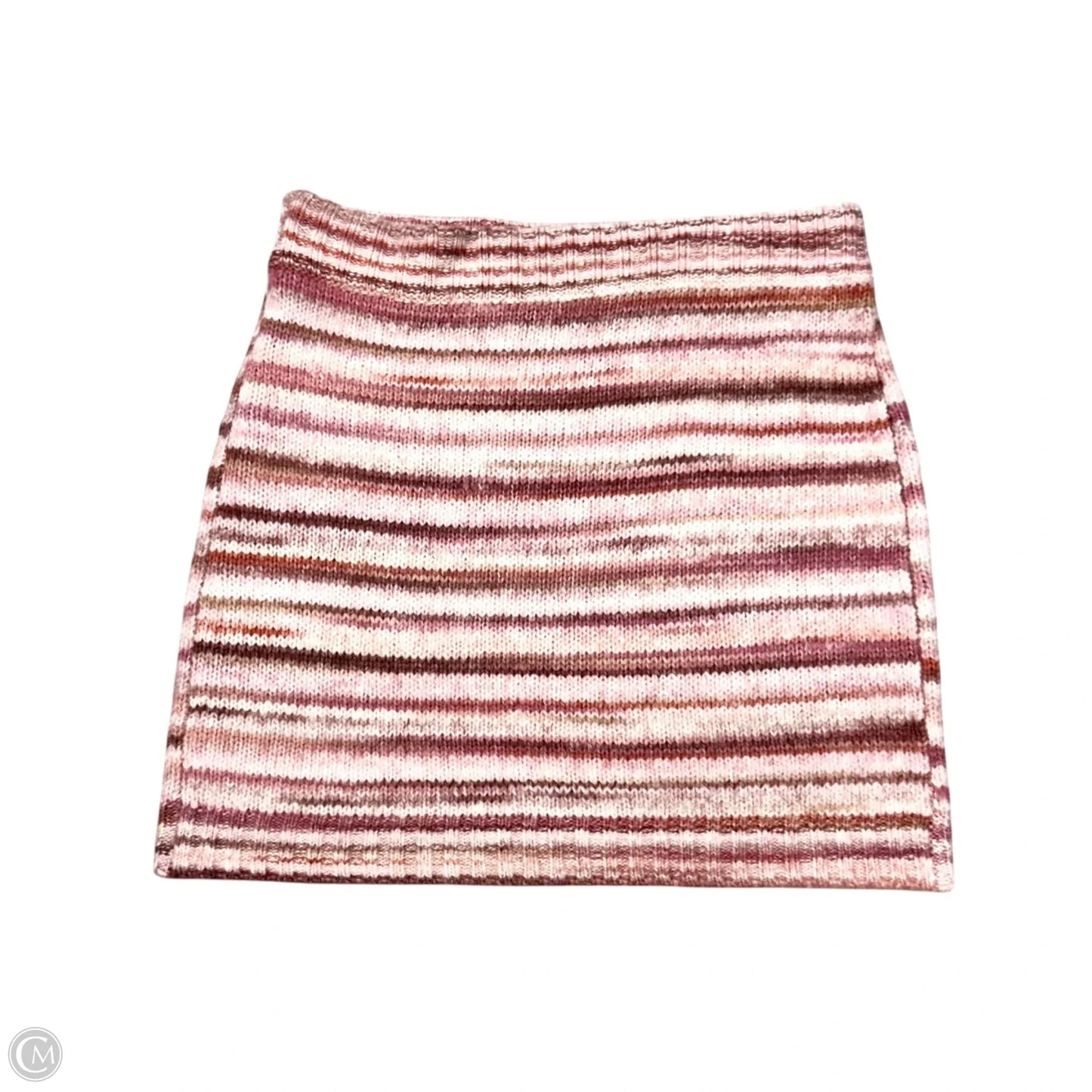 Skirt Mini & Short By Splendid In Pink & White, Size: Xl