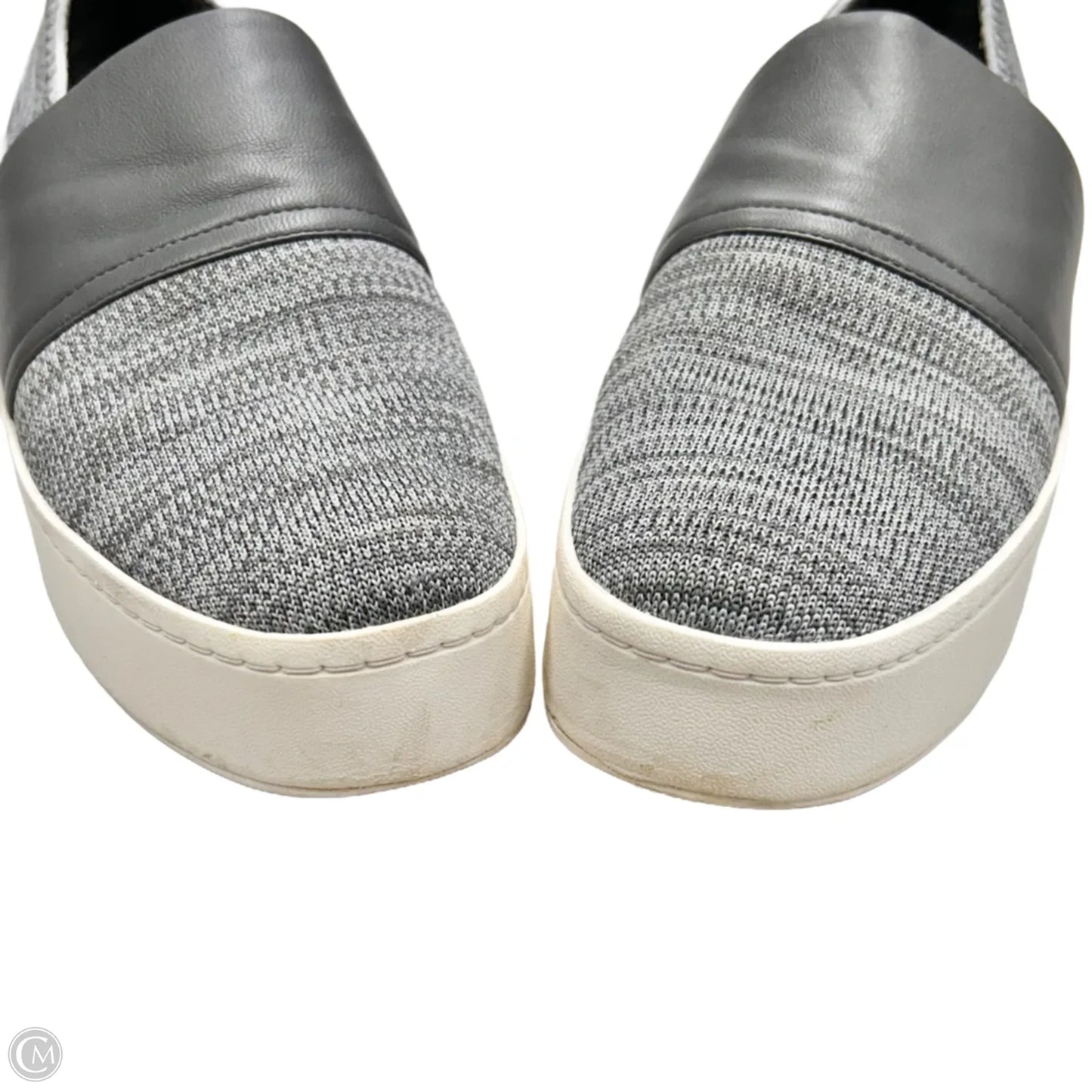 Shoes Sneakers Platform By Vince In Grey & White, Size: 9