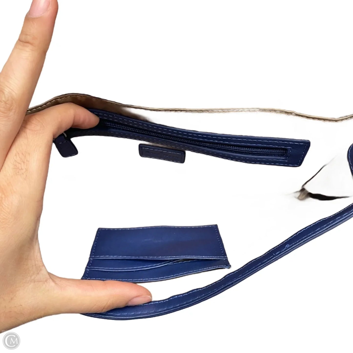 Clutch Leather By Cole-haan, Size: Medium