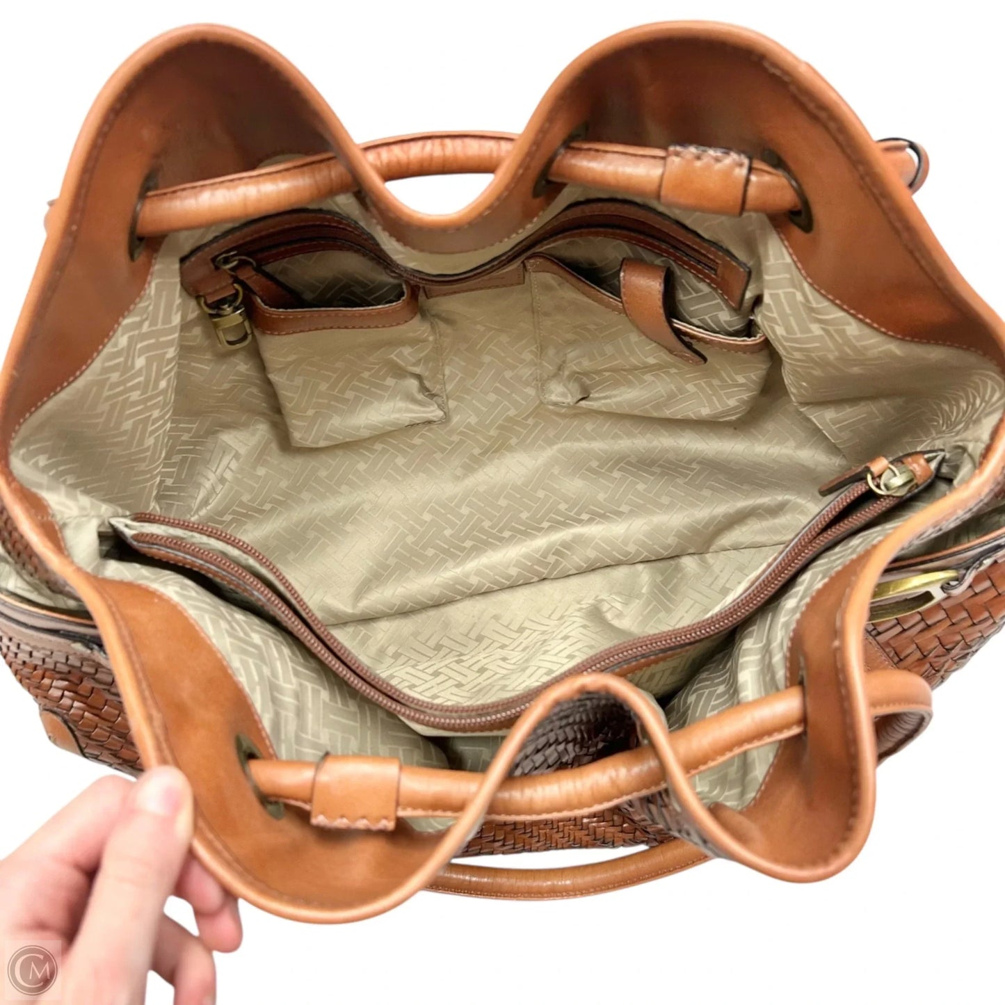 Handbag Leather By Cole-haan, Size: Large