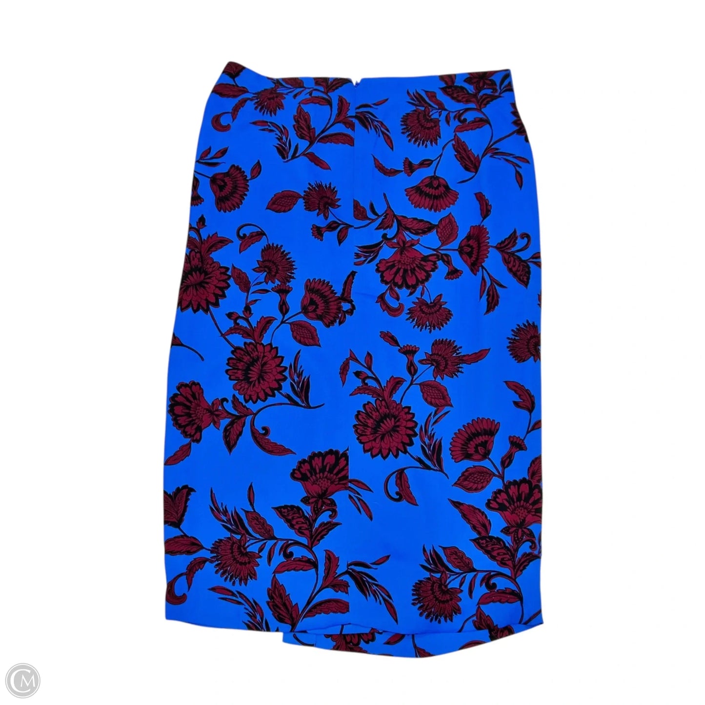 Skirt Midi By Ann Taylor In Blue & Purple, Size: 8