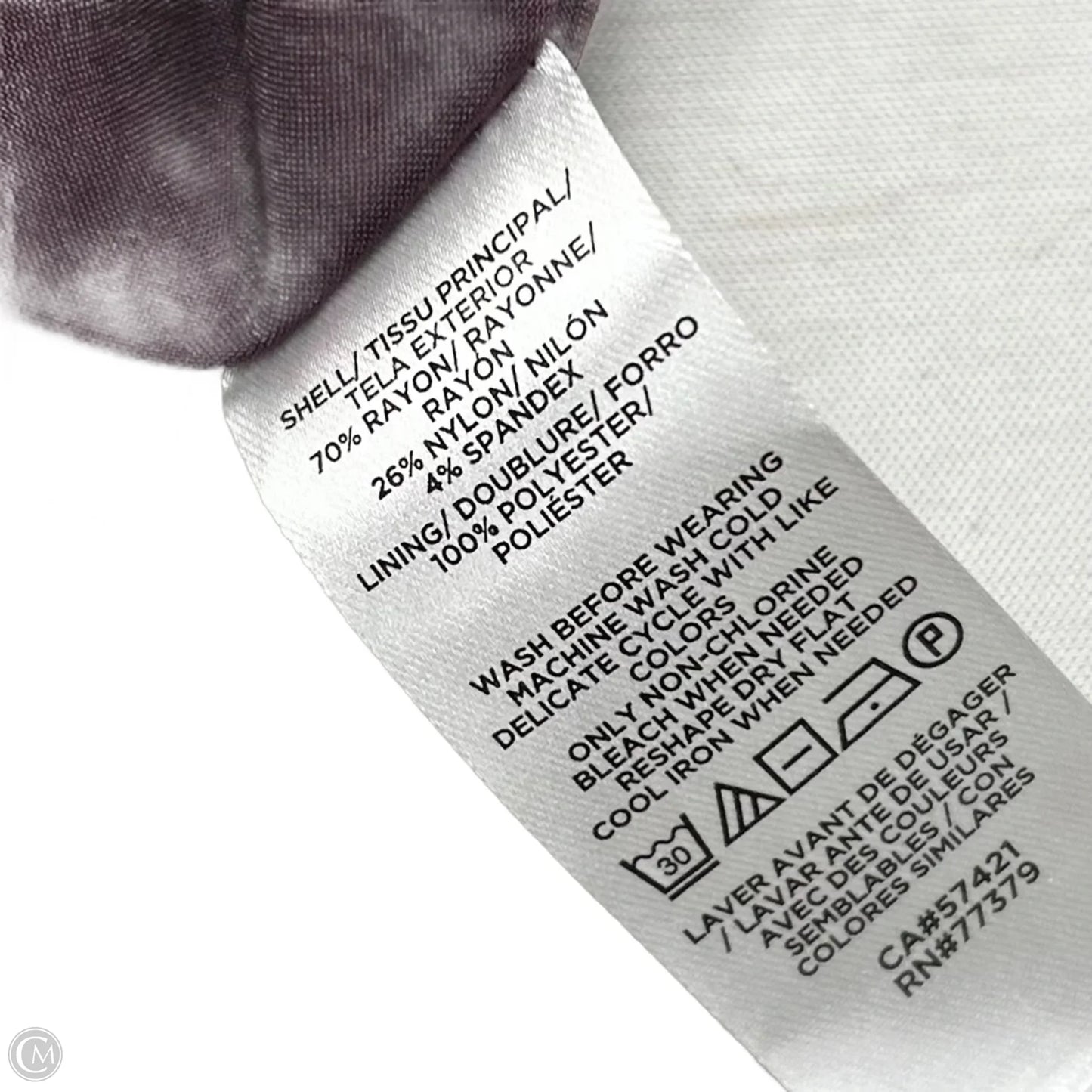 Blazer By Ann Taylor In Purple, Size: M