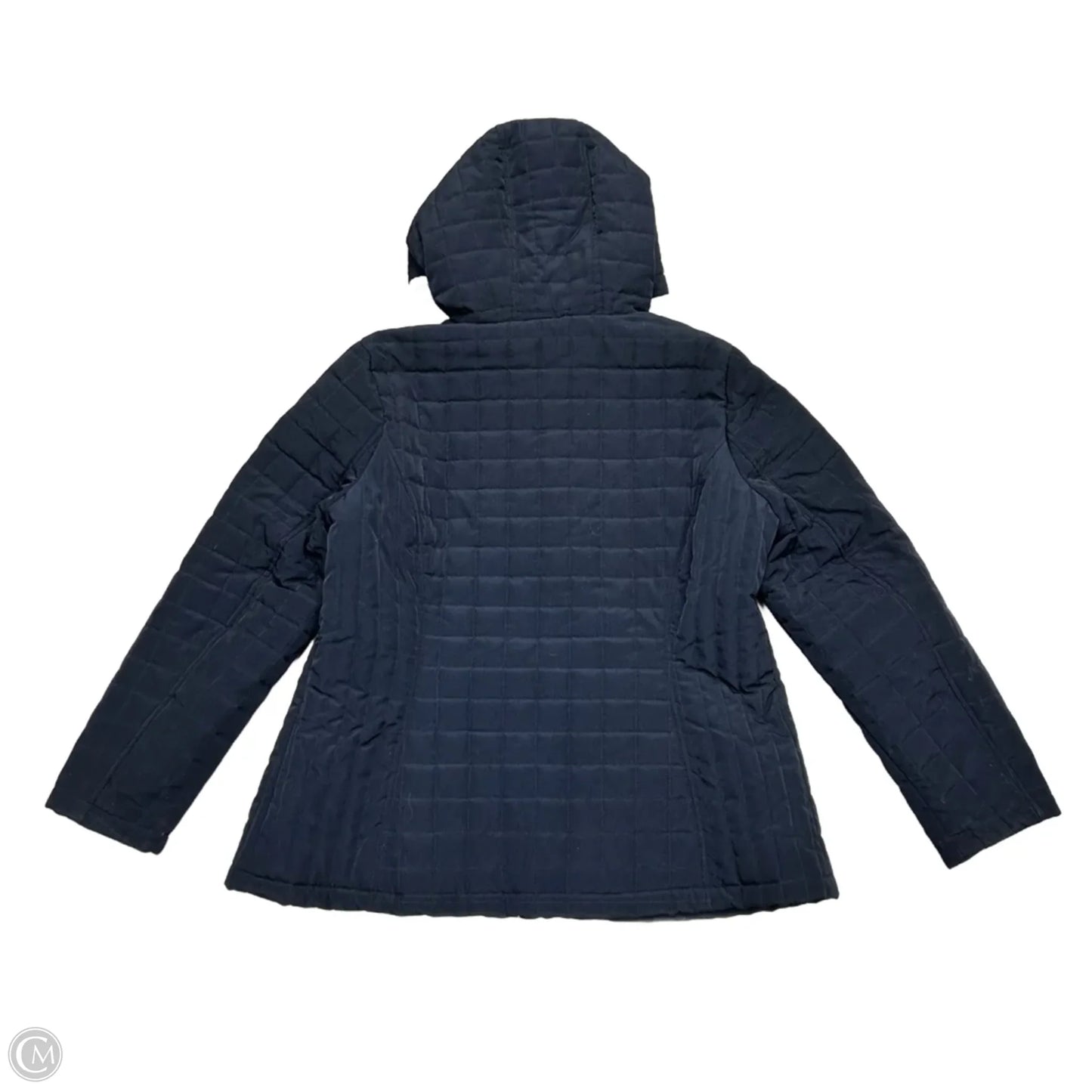 Coat Puffer & Quilted By Laundry In Navy, Size: Xl
