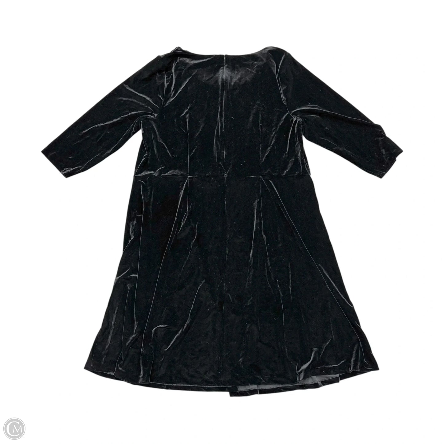 Dress Party Midi By Talbots In Black, Size: 2x