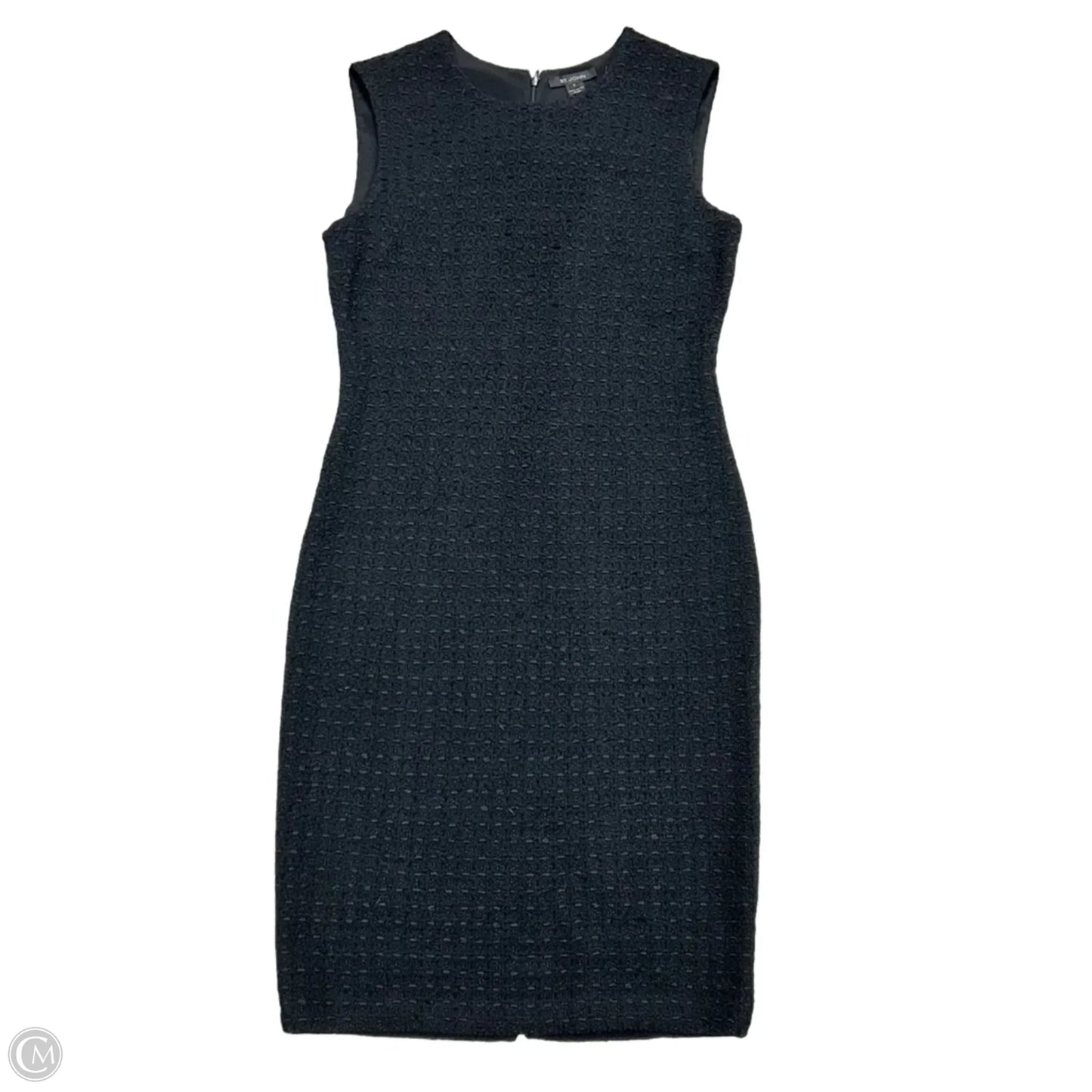 Dress Luxury Designer By St John Collection In Black, Size: L