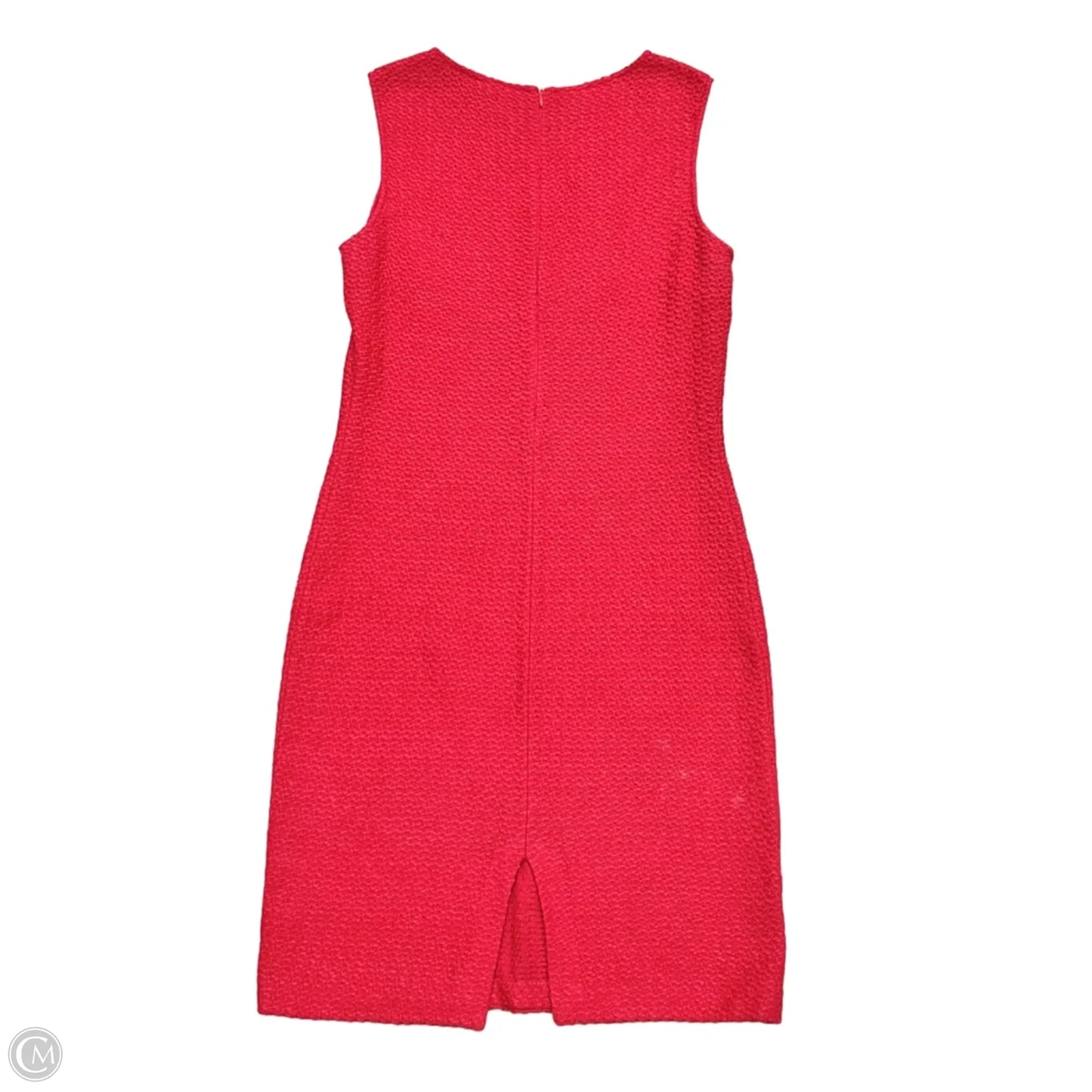 Dress Luxury Designer By St John Collection In Red, Size: M