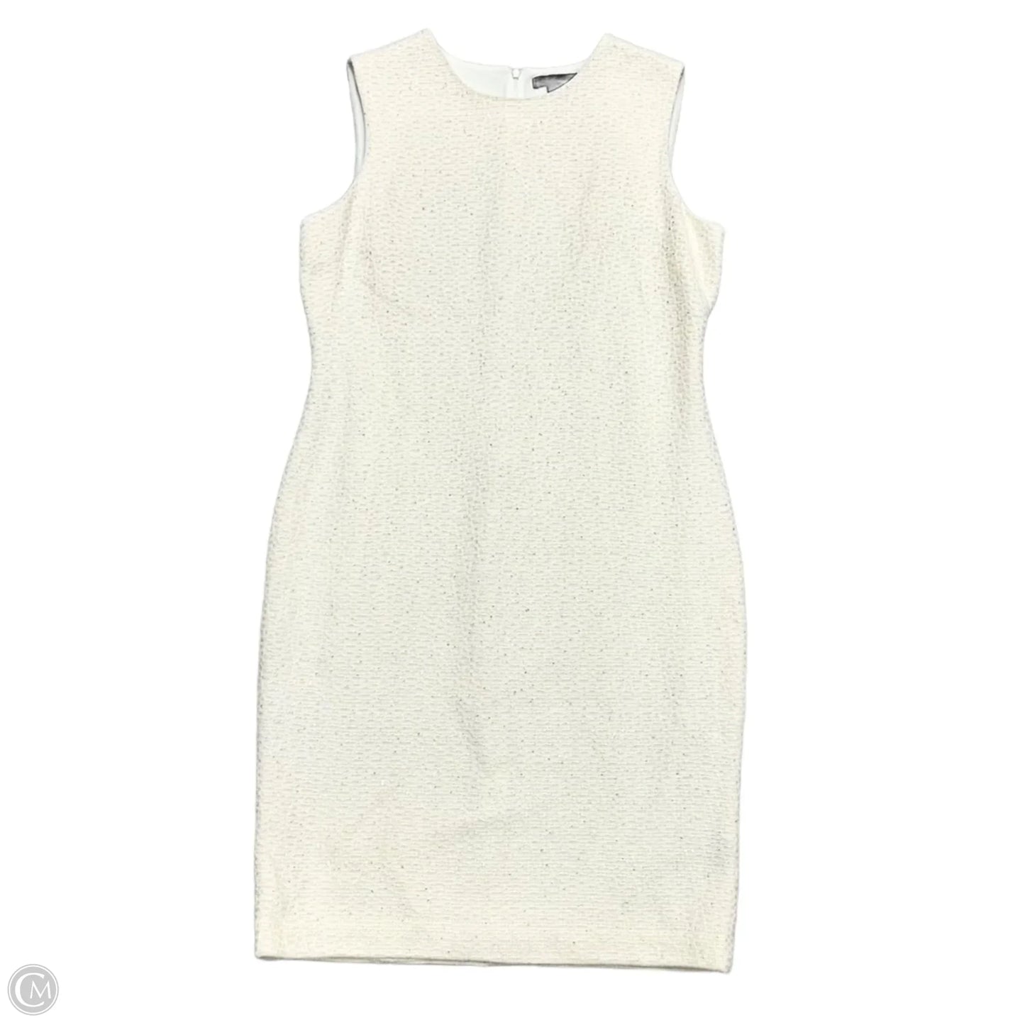 Dress Luxury Designer By St John Collection In Ivory, Size: L