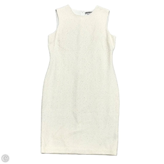 Dress Luxury Designer By St John Collection In Ivory, Size: L