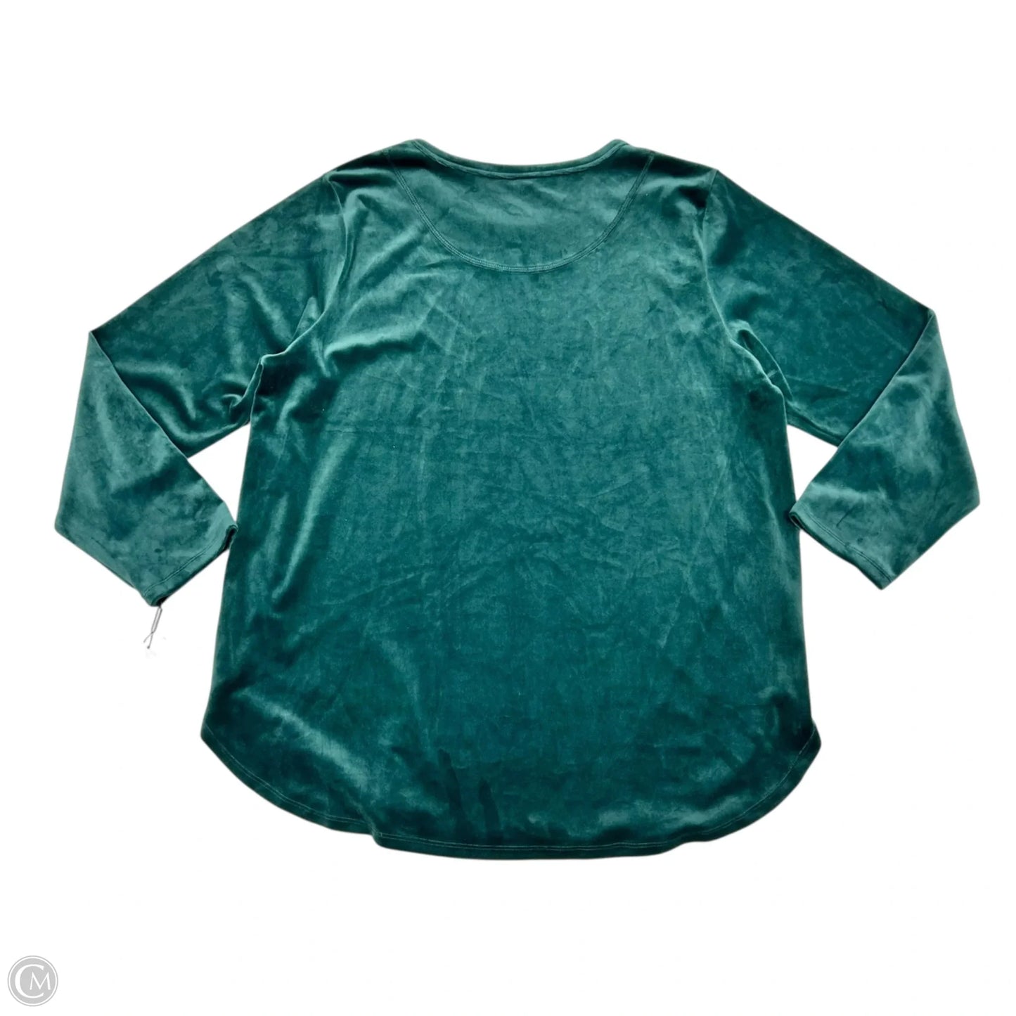 Sweatshirt Crewneck By Calvin Klein In Green, Size: Xl