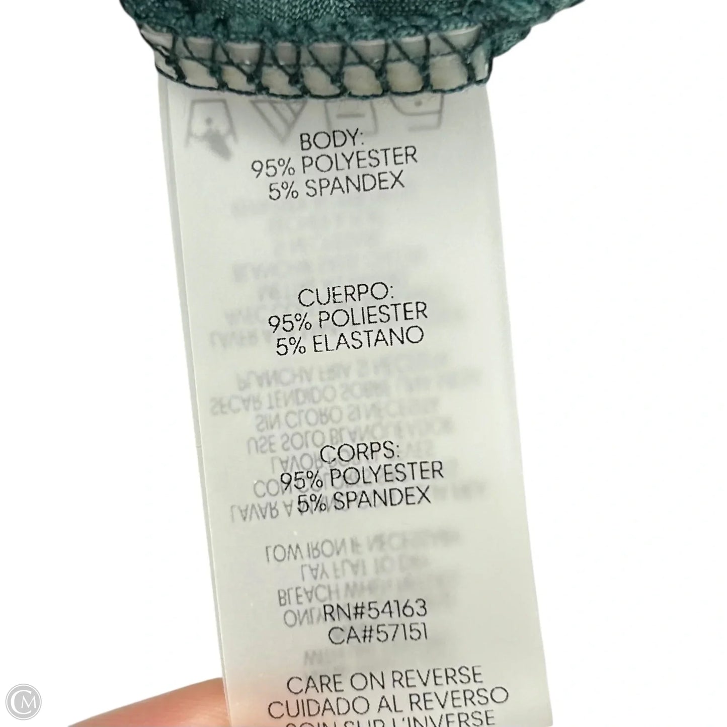 Sweatshirt Crewneck By Calvin Klein In Green, Size: Xl