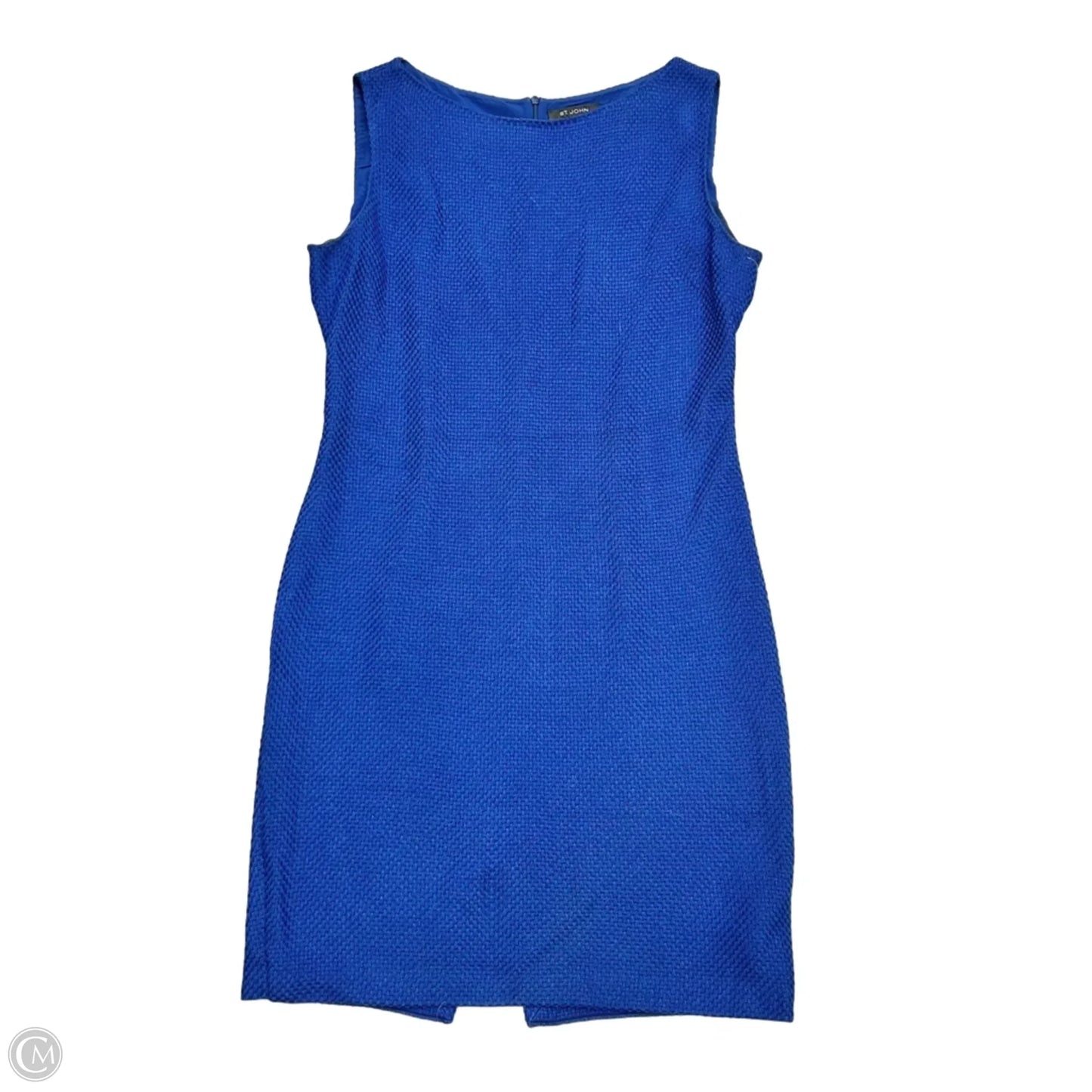Dress Luxury Designer By St John Collection In Blue, Size: M
