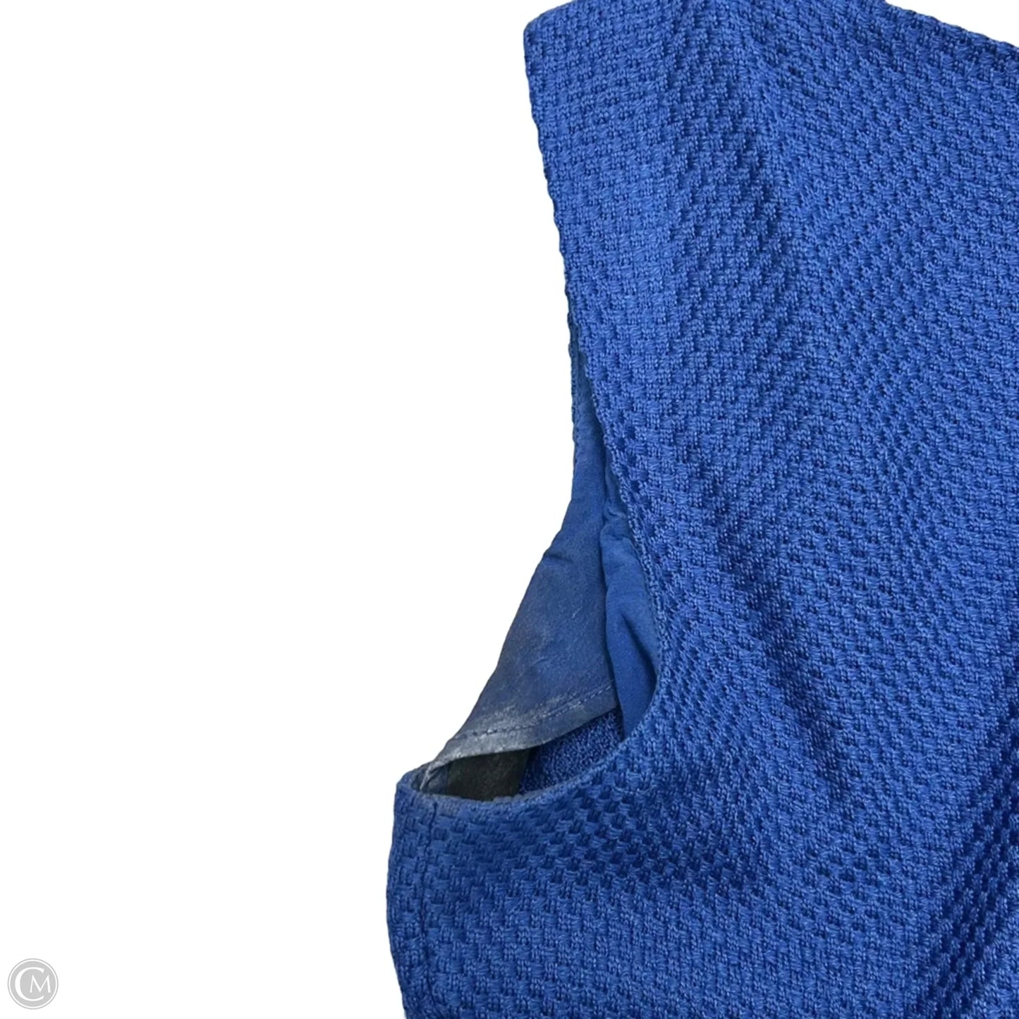 Dress Luxury Designer By St John Collection In Blue, Size: M