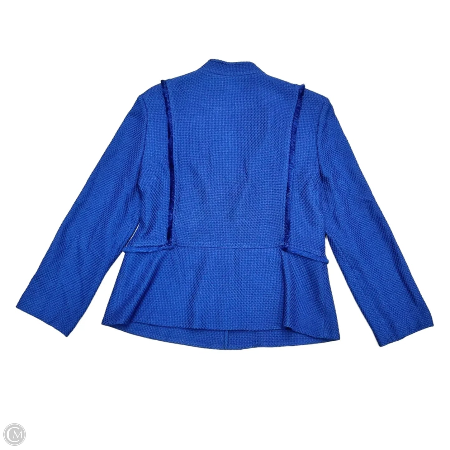 Blazer Luxury Designer By St John Collection In Blue, Size: Xl