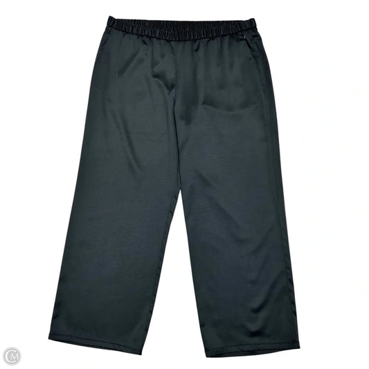 Pants Wide Leg By Eileen Fisher In Black, Size: L