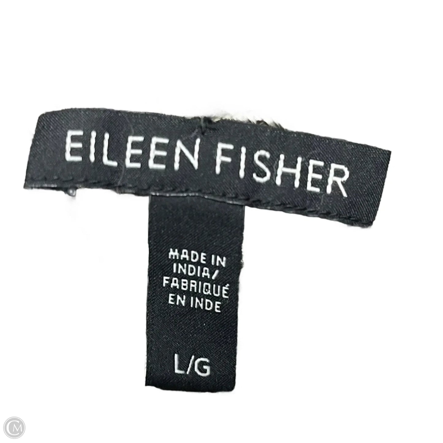 Pants Wide Leg By Eileen Fisher In Black & Green, Size: L