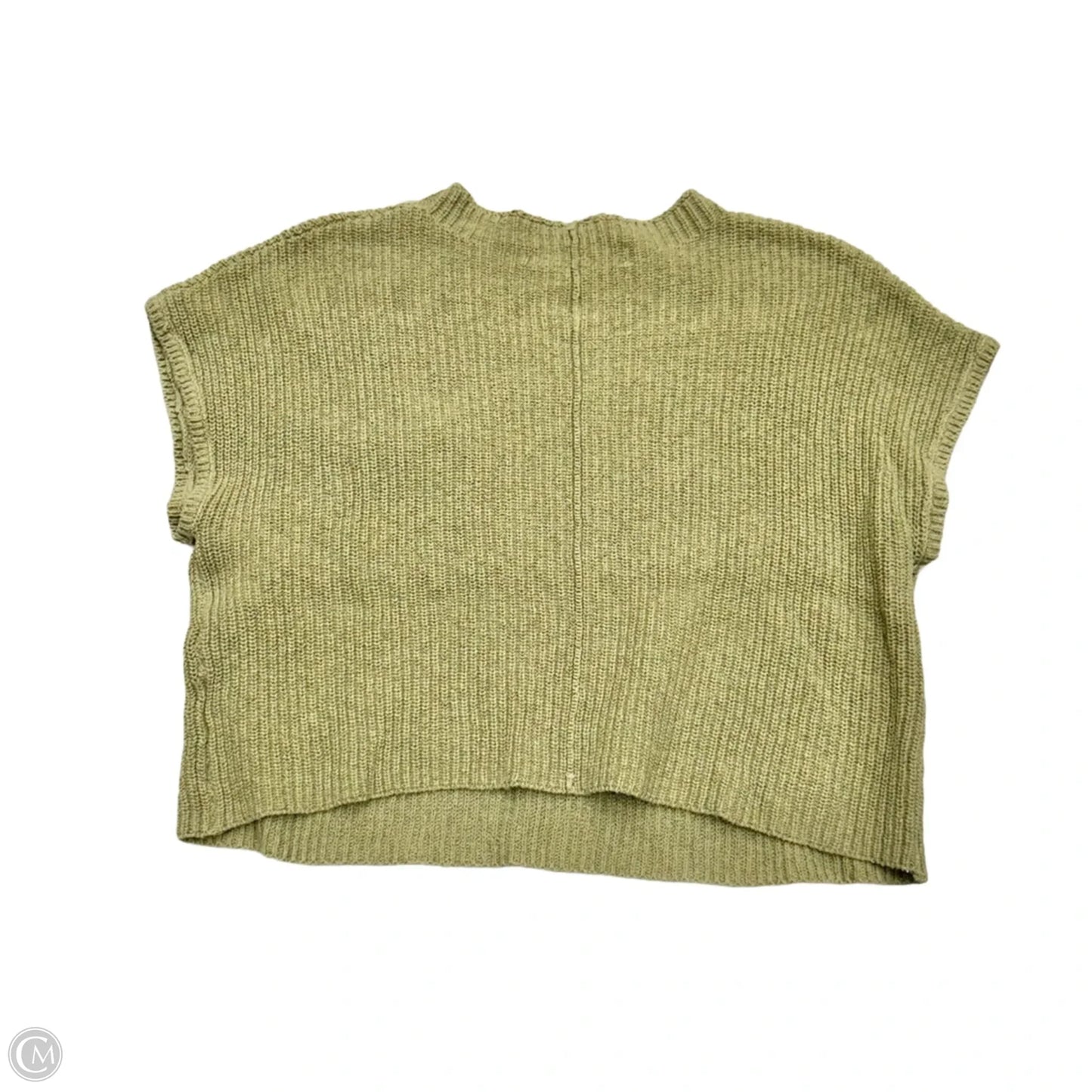 Sweater Short Sleeve By Free People In Green, Size: M