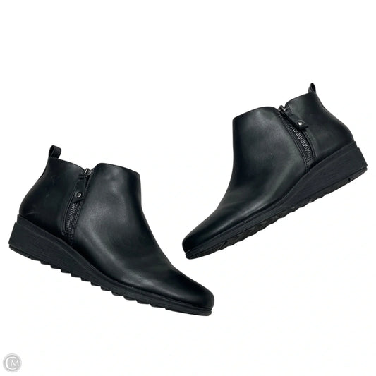 Boots Ankle Heels By Easy Spirit In Black, Size: 9.5