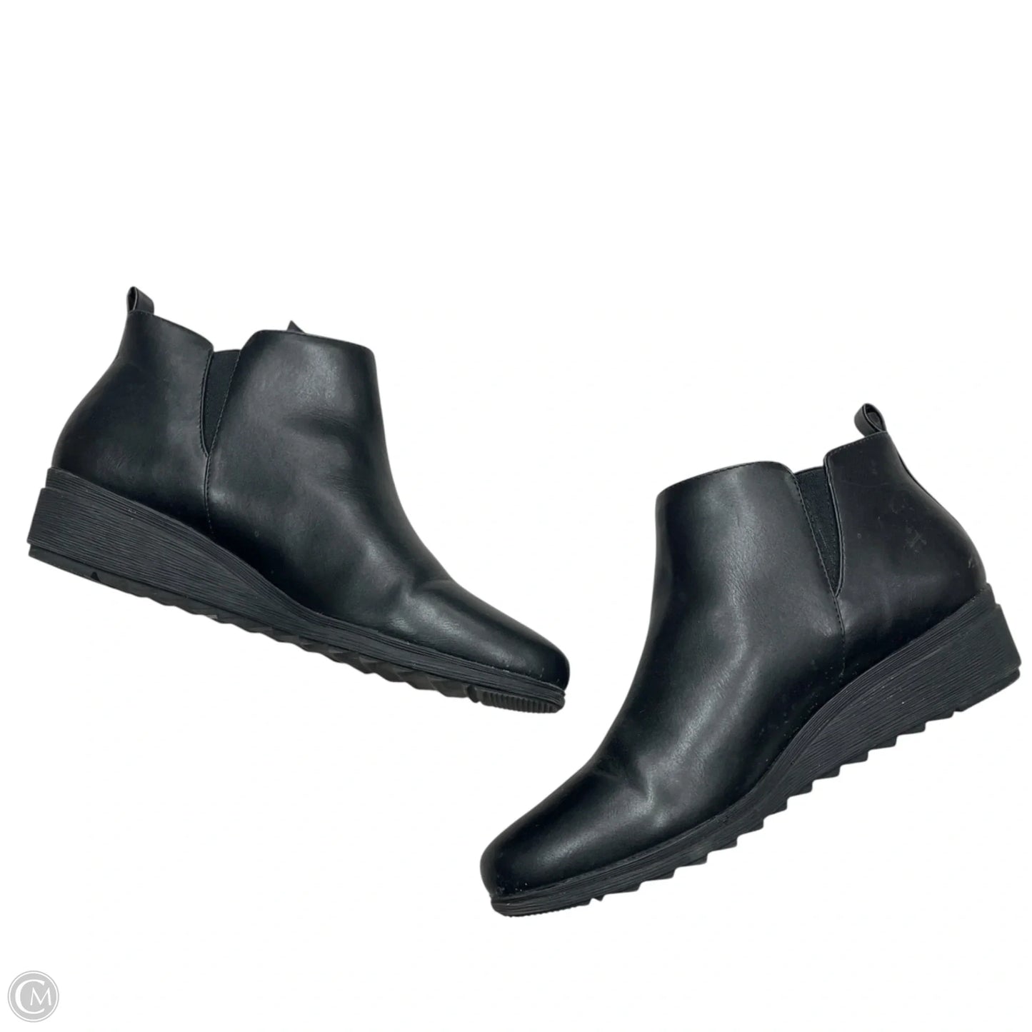 Boots Ankle Heels By Easy Spirit In Black, Size: 9.5