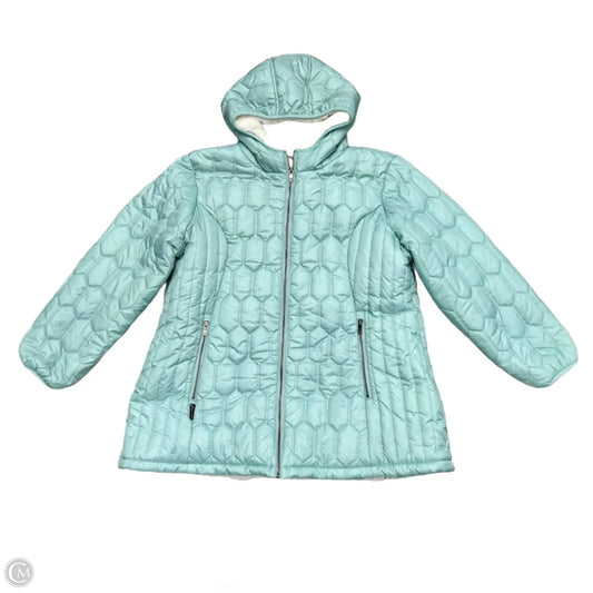 Coat Puffer & Quilted By Steve Madden In Aqua, Size: 2x