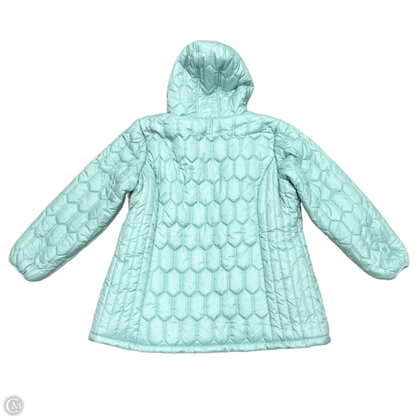 Coat Puffer & Quilted By Steve Madden In Aqua, Size: 2x