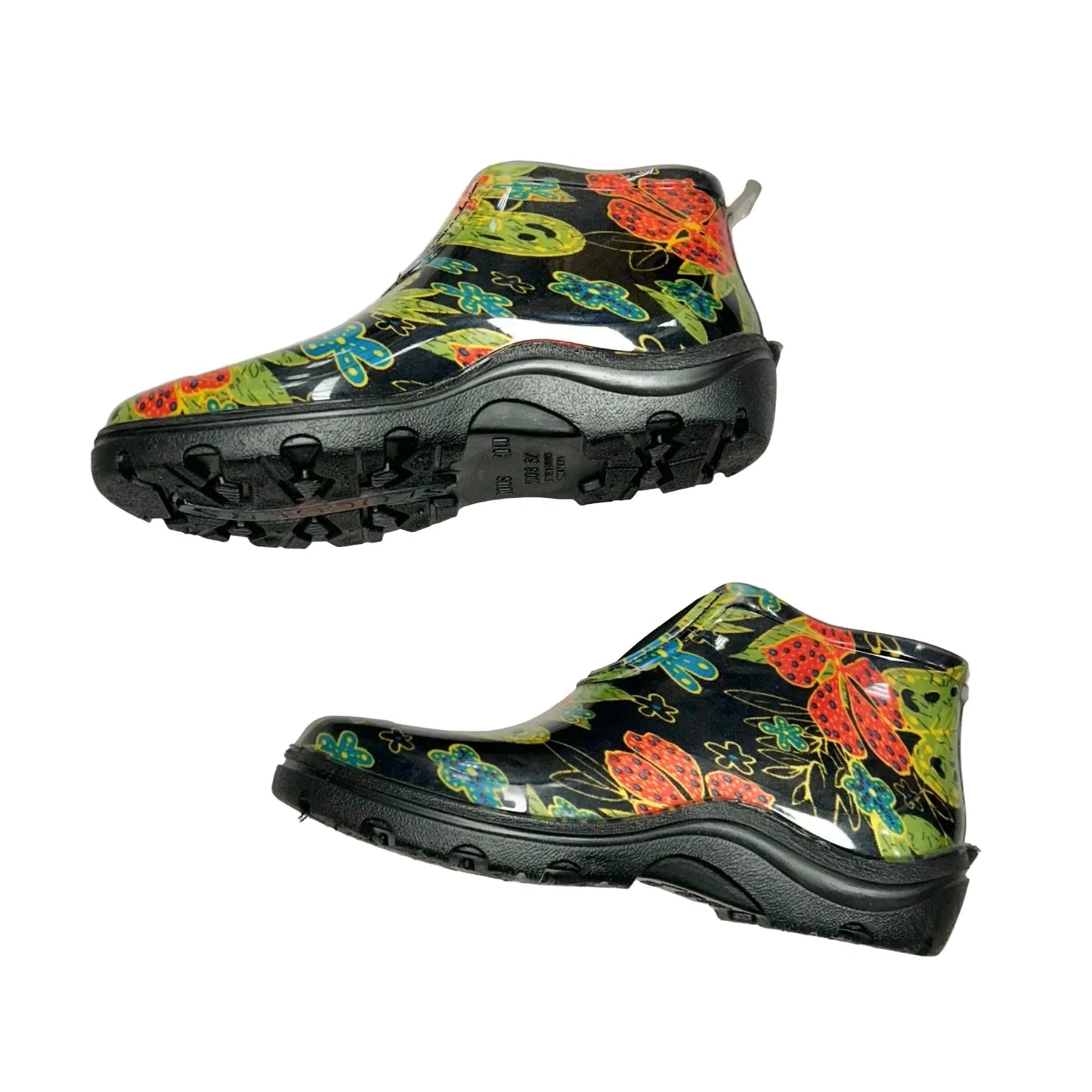 Boots Rain By Sloggers In Black & Red, Size: 10