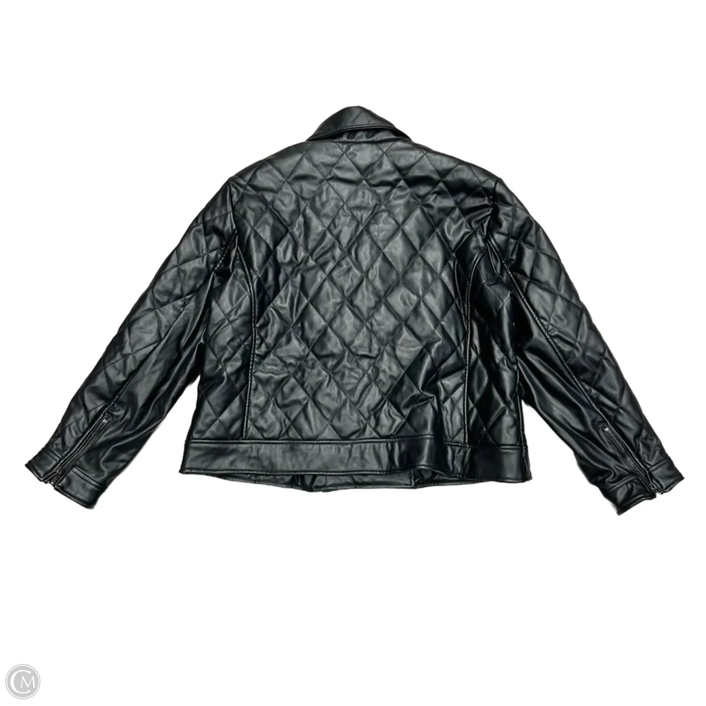 Jacket Moto By Worthington In Black, Size: 1x