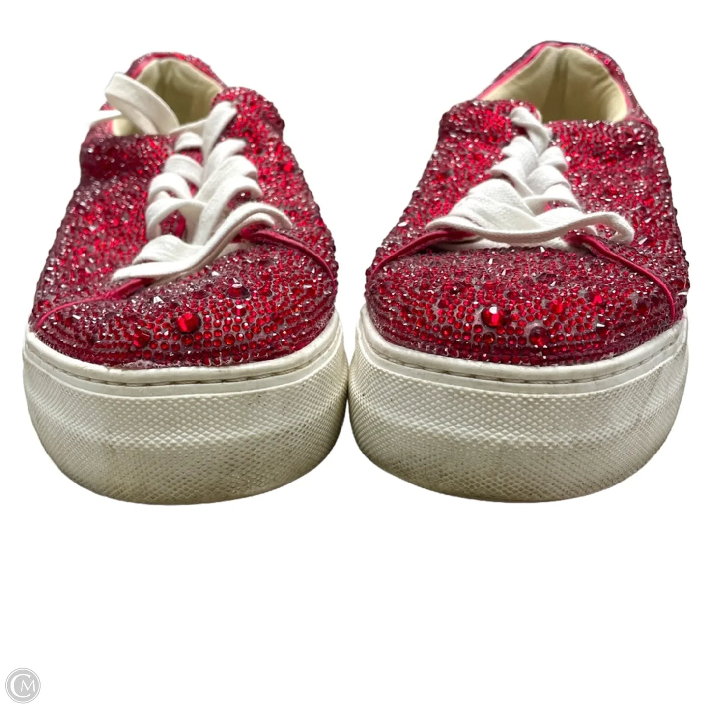 Shoes Sneakers Platform By Betsey Johnson In Red, Size: 8
