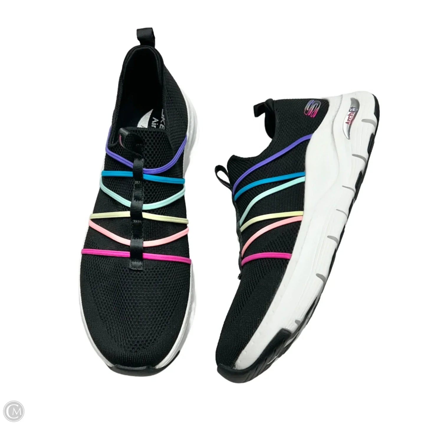 Shoes Athletic By Skechers In Black, Size: 8