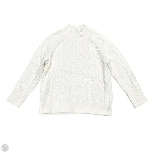Sweater By Talbots In White, Size: Lp