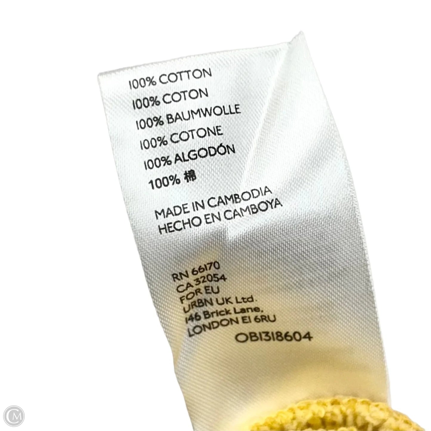 Sweatshirt Crewneck By Pilcro In Yellow, Size: S