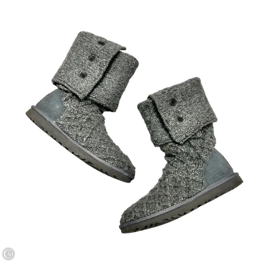 Boots Designer By Ugg In Grey, Size: 8