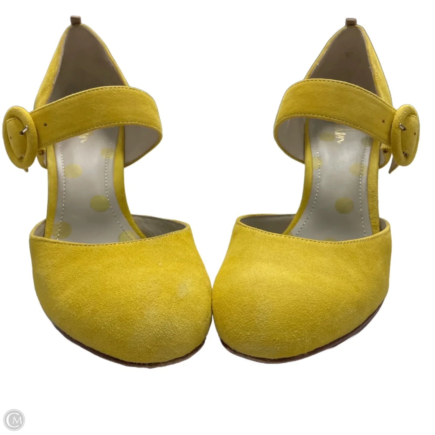 Shoes Heels Block By Boden In Yellow, Size: 10.5