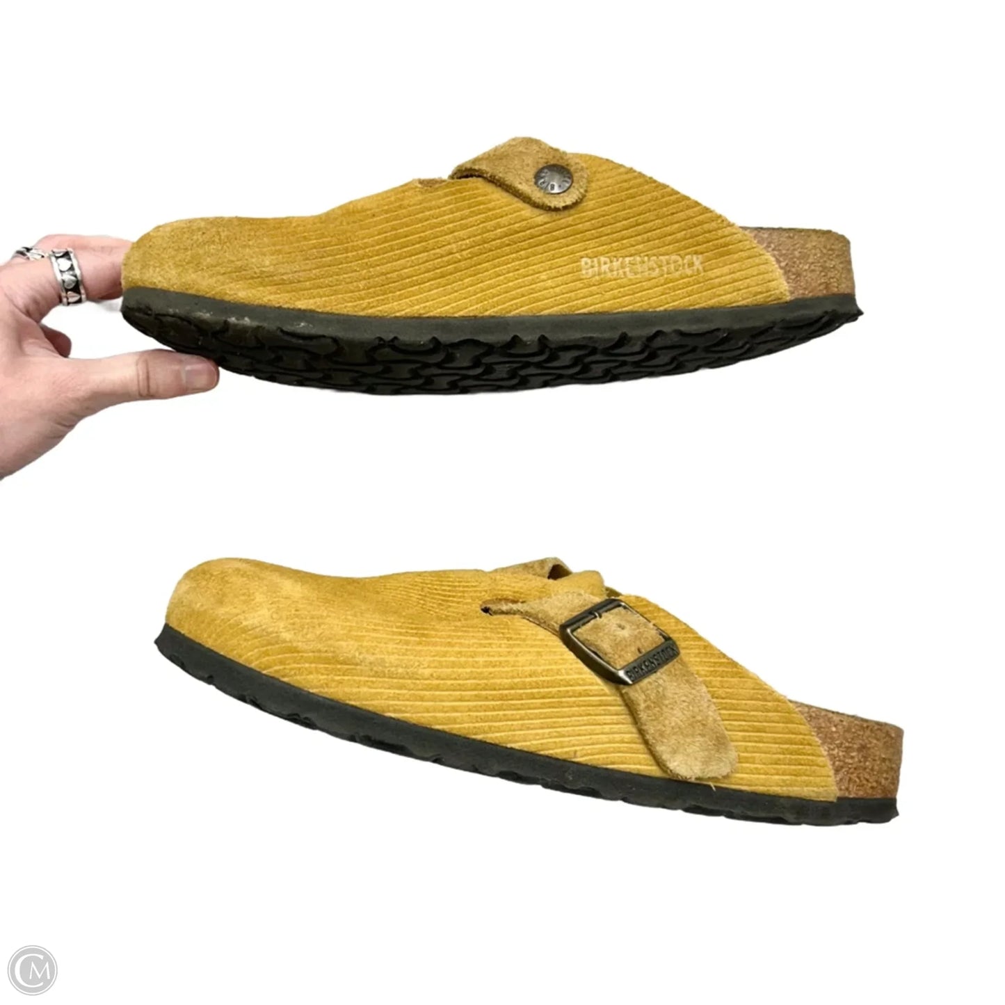 Shoes Flats By Birkenstock In Yellow, Size: 7