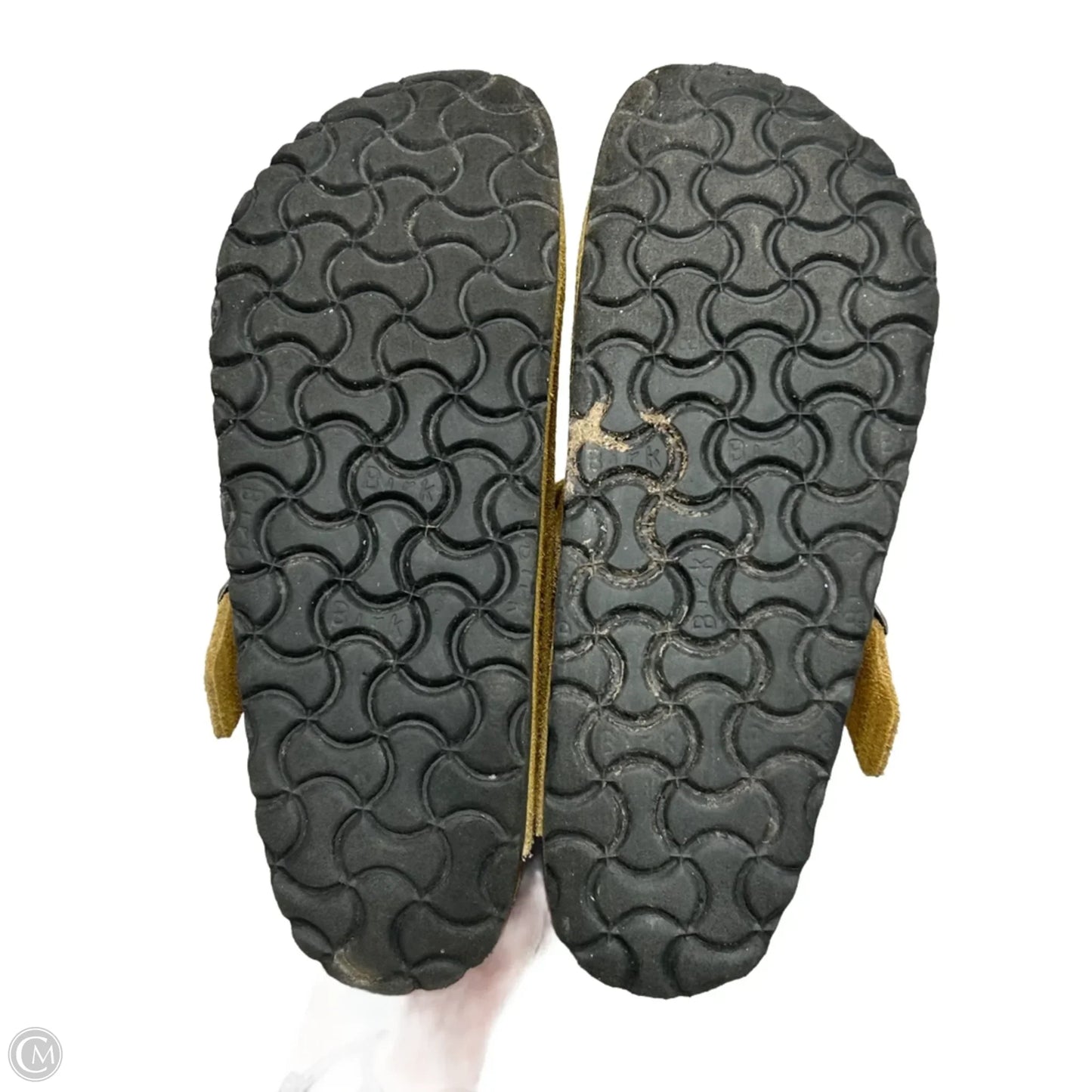 Shoes Flats By Birkenstock In Yellow, Size: 7