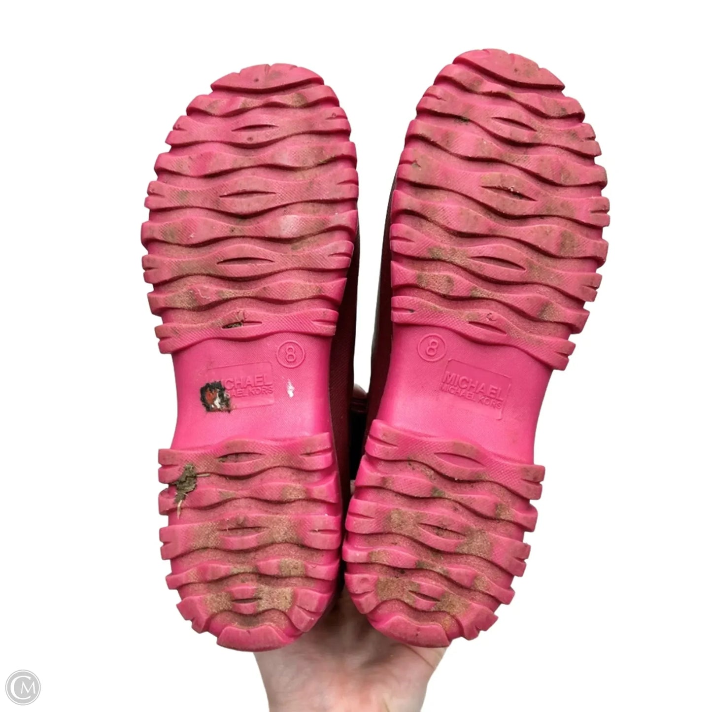 Boots Rain By Michael By Michael Kors In Maroon, Size: 8