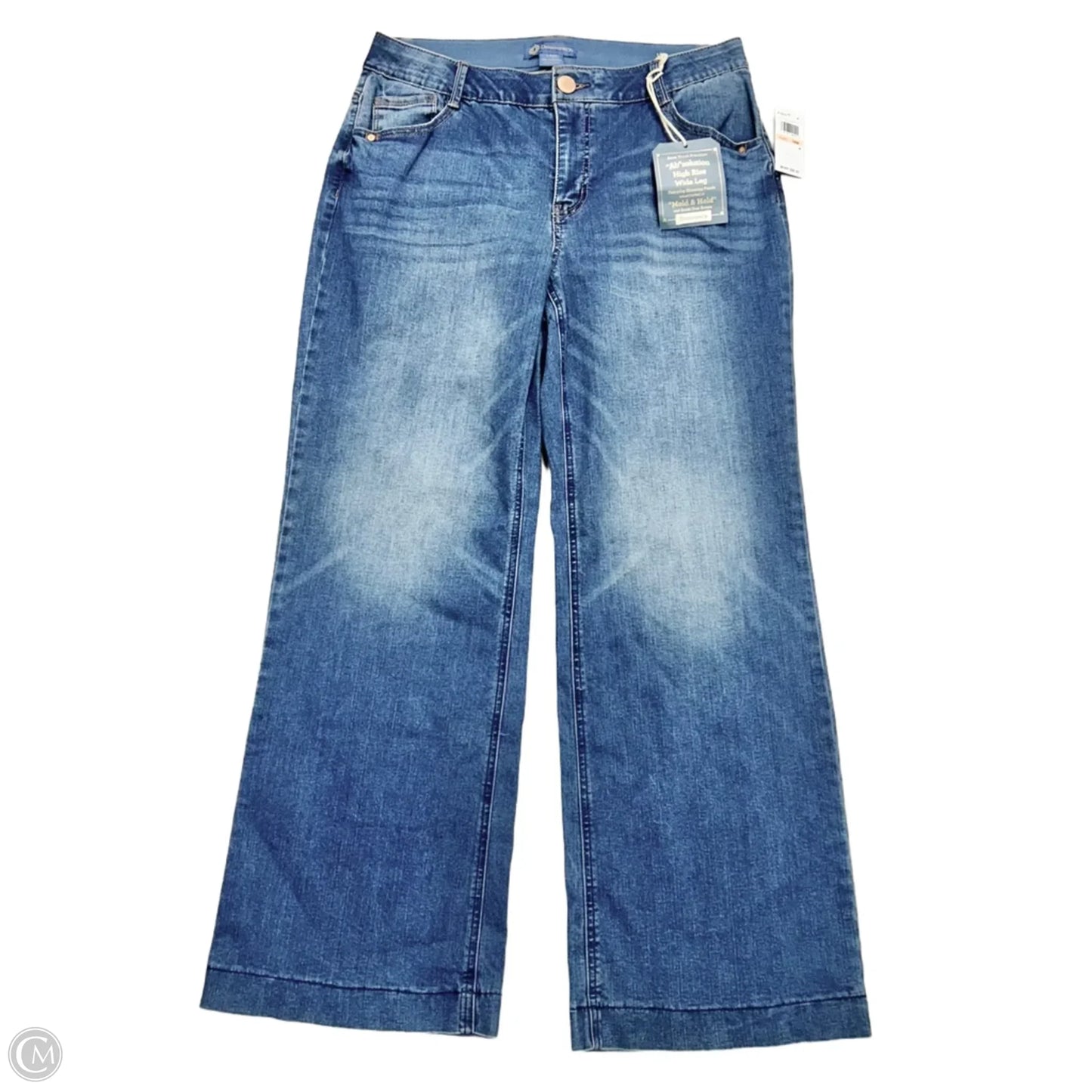 Jeans Wide Leg By Democracy In Blue Denim, Size: 14