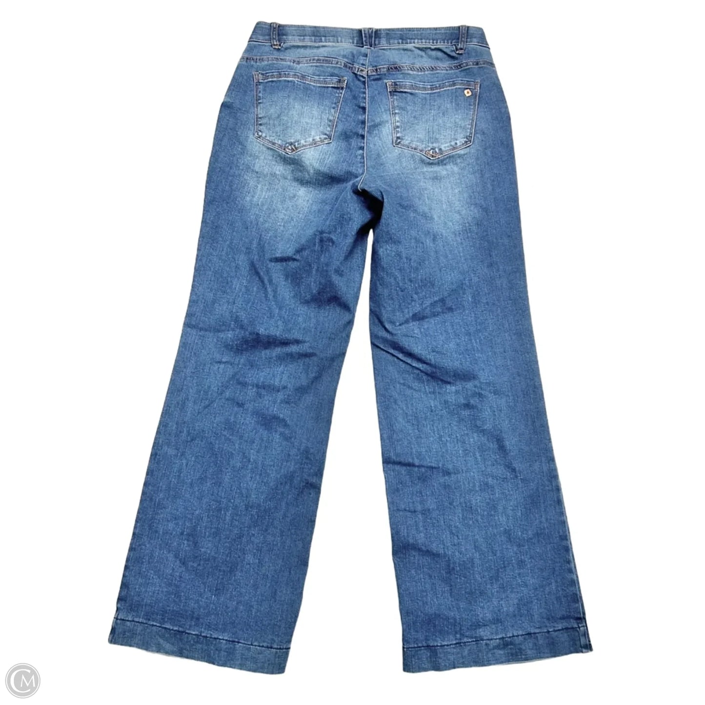 Jeans Wide Leg By Democracy In Blue Denim, Size: 14