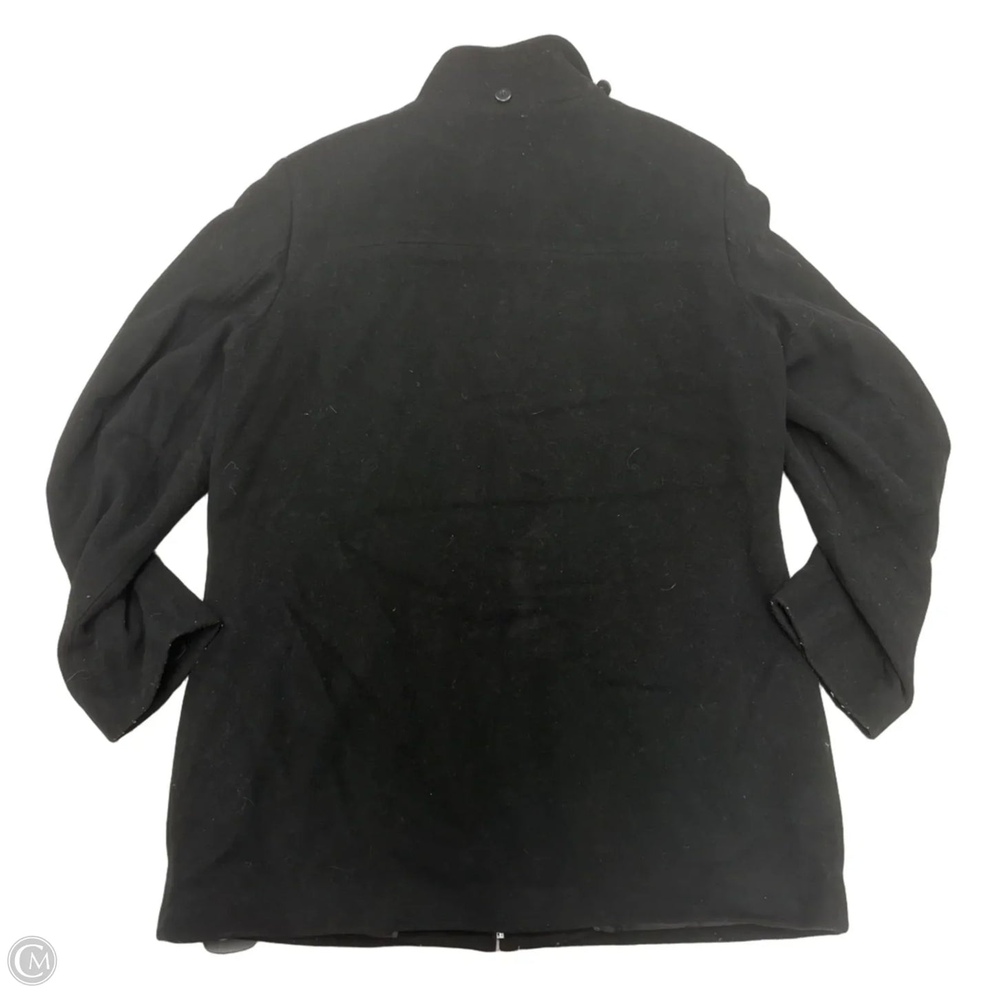 Coat Peacoat By Calvin Klein In Black, Size: L