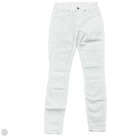 Jeans Skinny By 7 For All Mankind In White Denim, Size: 0