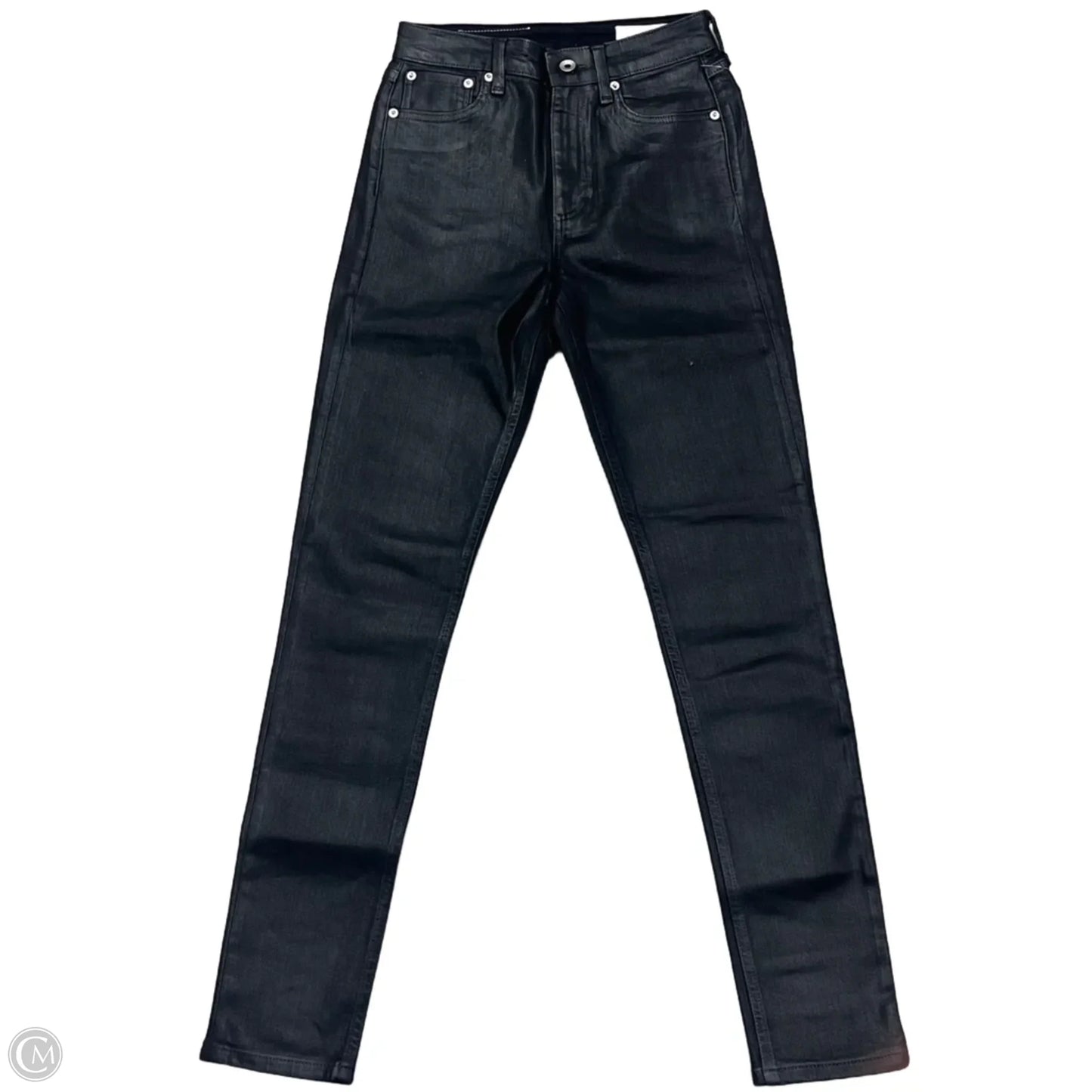 Jeans Skinny By Rag And Bone In Black, Size: 0