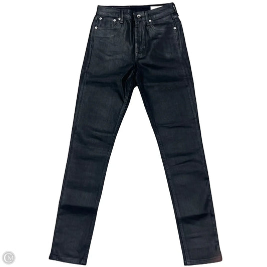 Jeans Skinny By Rag And Bone In Black, Size: 0
