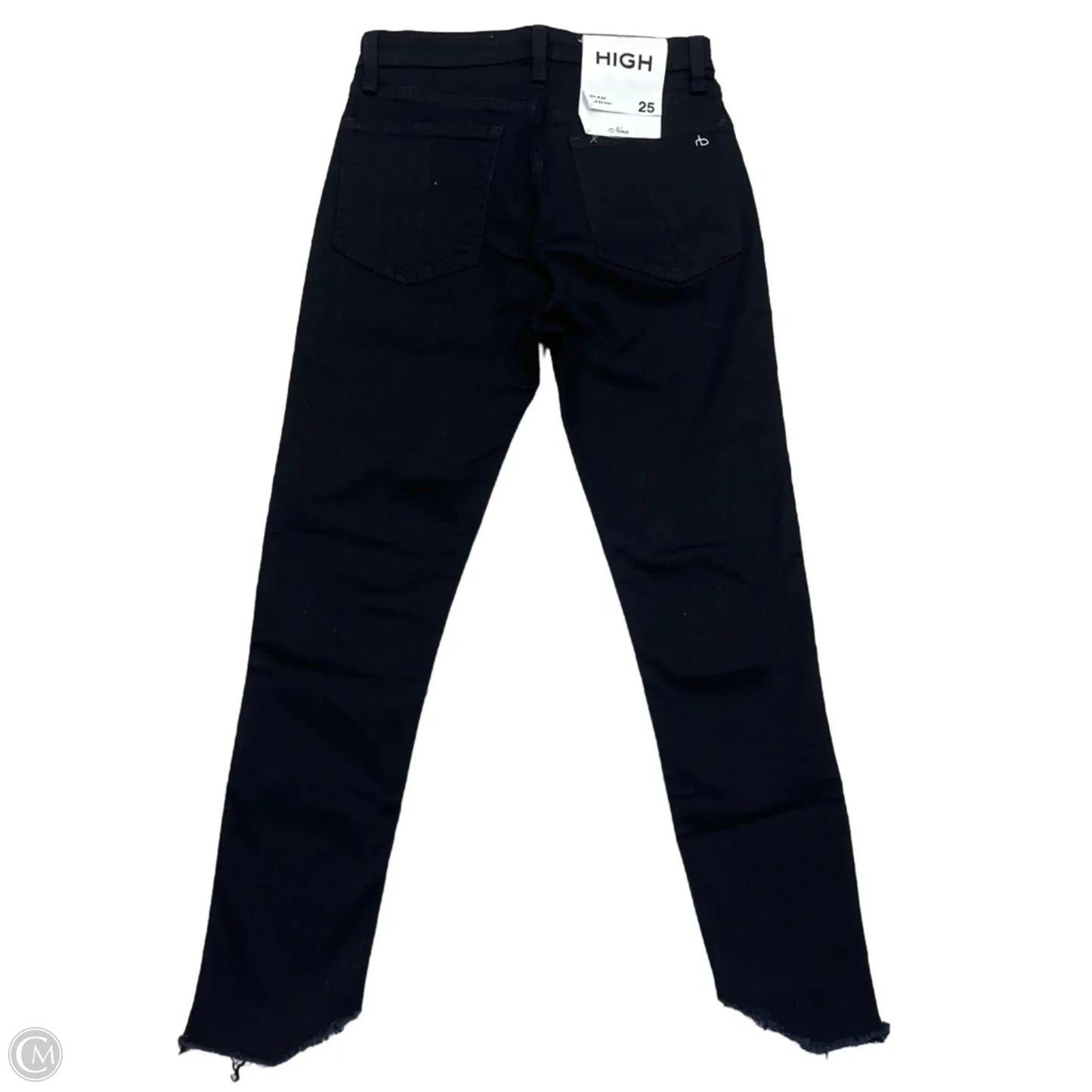 Jeans Skinny By Rag And Bone In Black, Size: 0