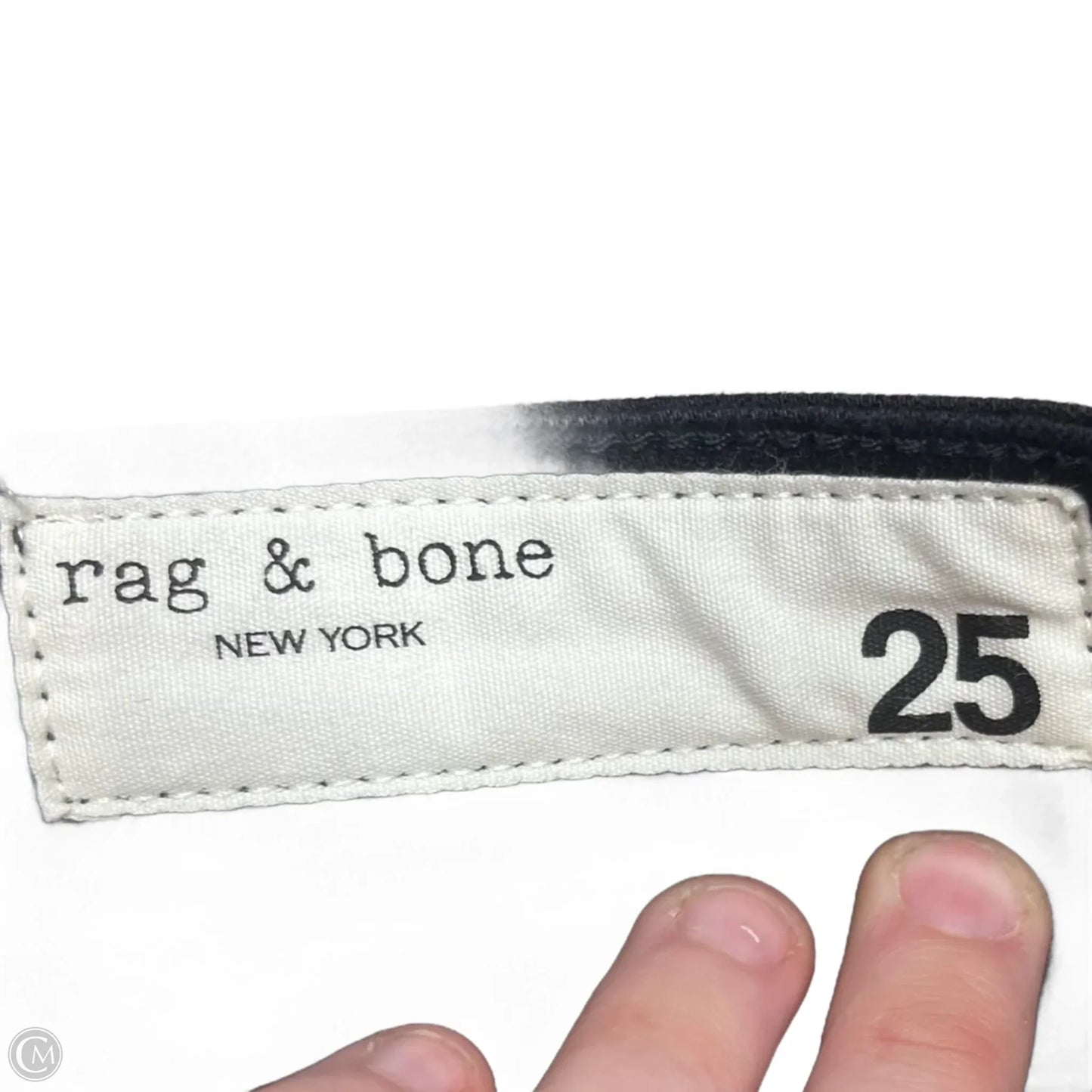 Jeans Skinny By Rag And Bone In Black, Size: 0