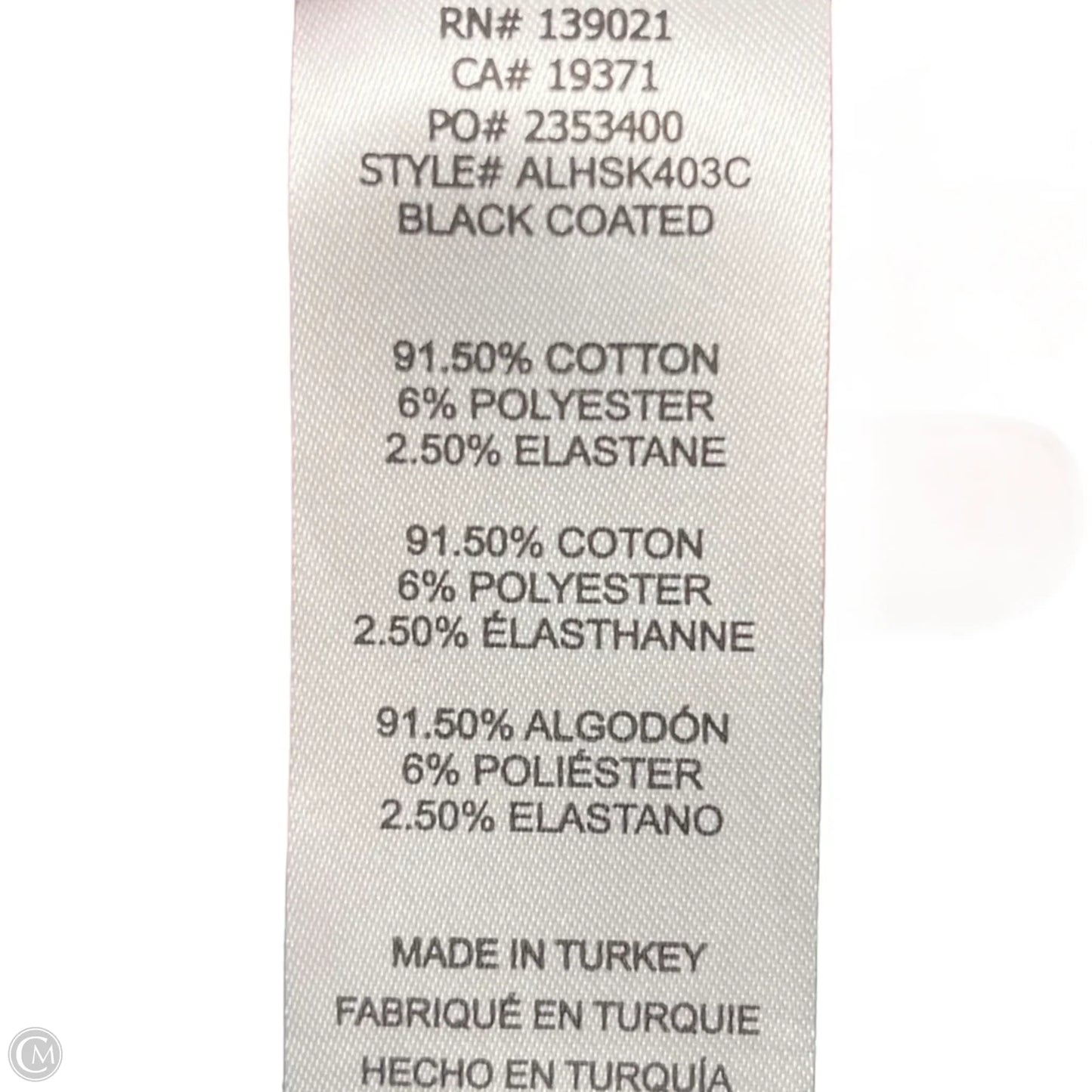 Jeans Skinny By Frame In Black, Size: 0