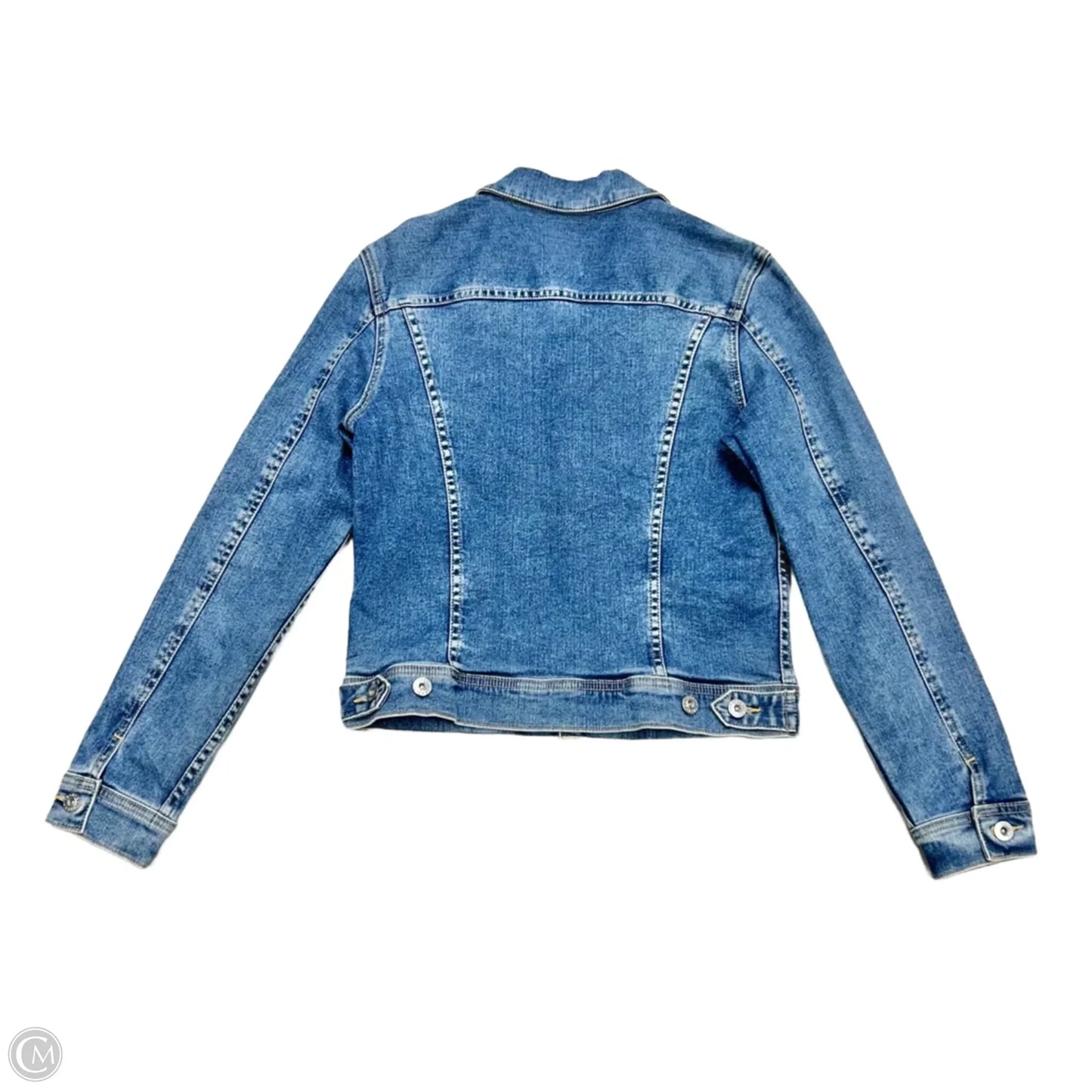 Jacket Denim By Ag Jeans In Blue Denim, Size: M